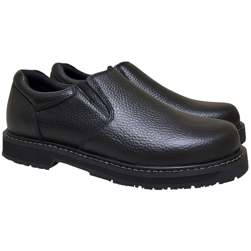 Dr Scholls Men Winder II Oil & Slip Resistant Slip On Loafers Size US 8.5M Black